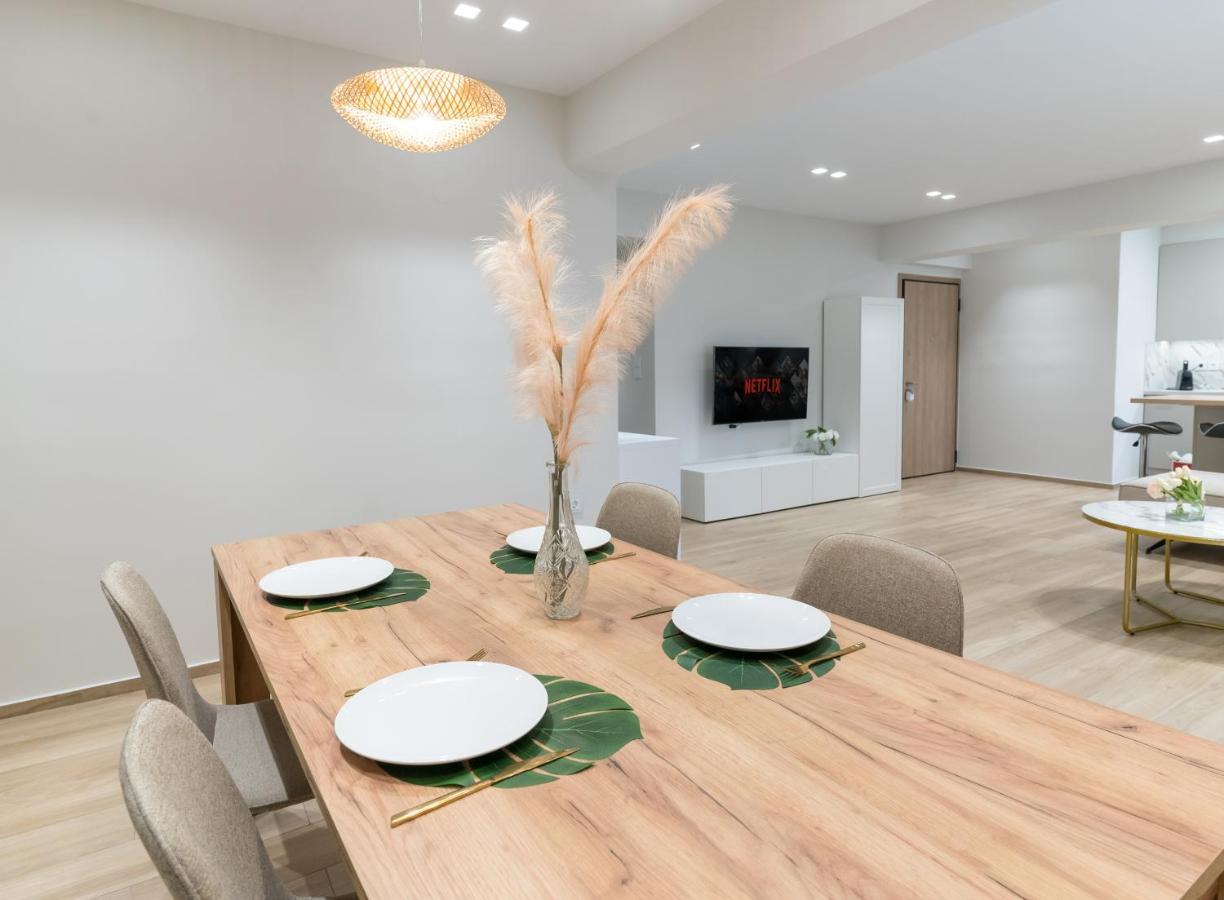 Luxurious&Spacious apartment, 5star Location Free Netflix! Heraclión Exterior foto